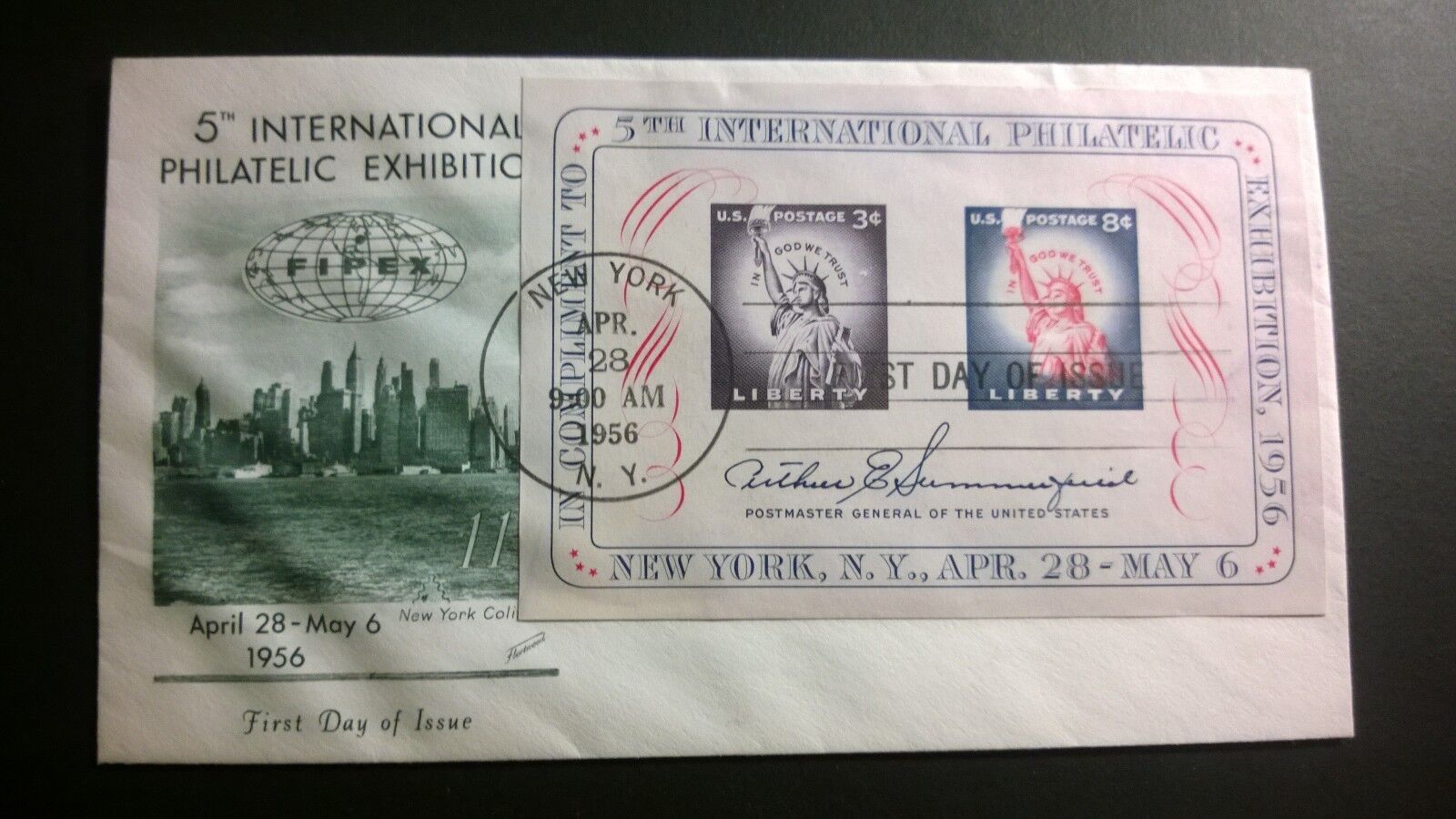 1956 FIRST DAY ISSUE ENVELOPE  \