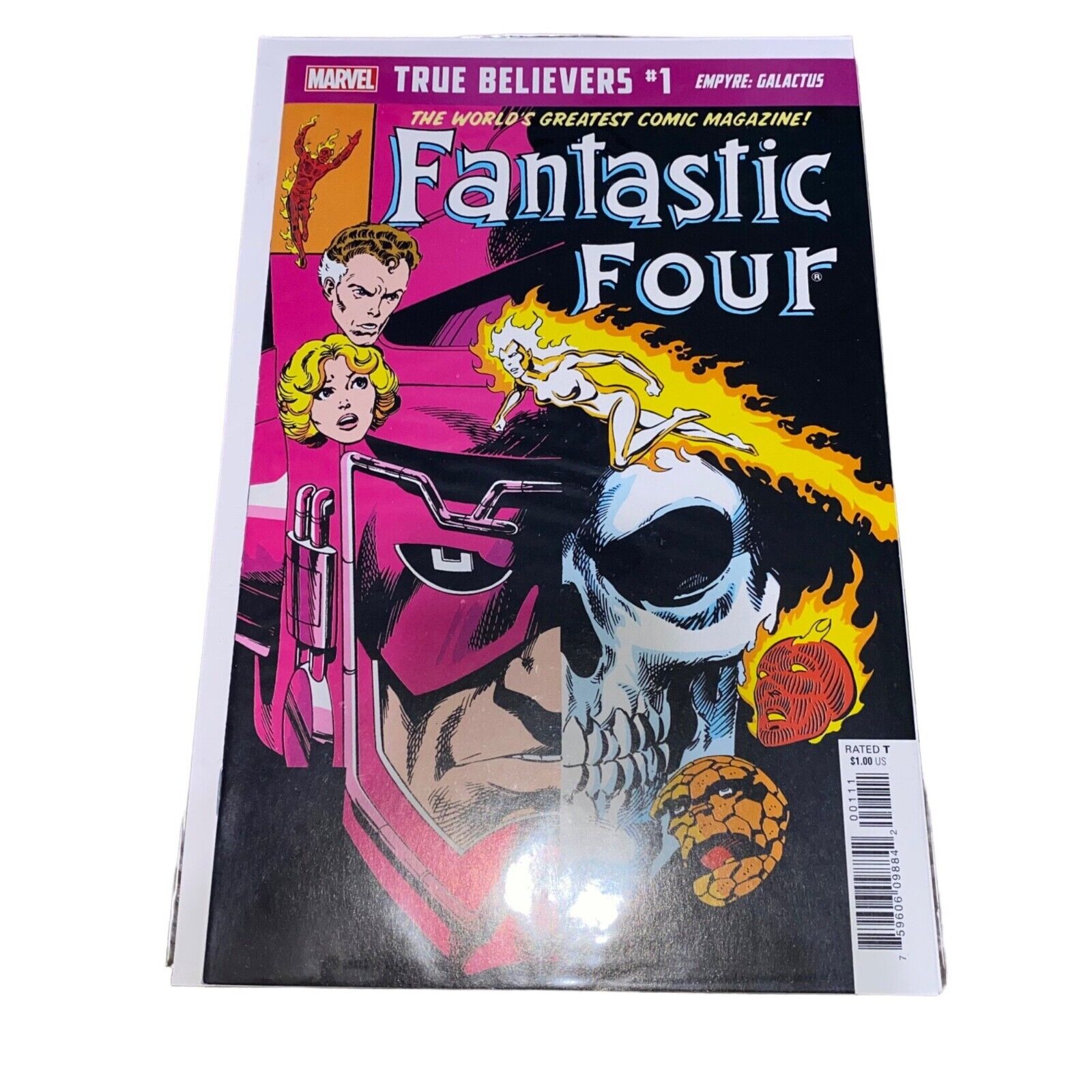 Marvel True Believers No. 1 Fantastic Four Empyre Galactus Marvel Comic Book