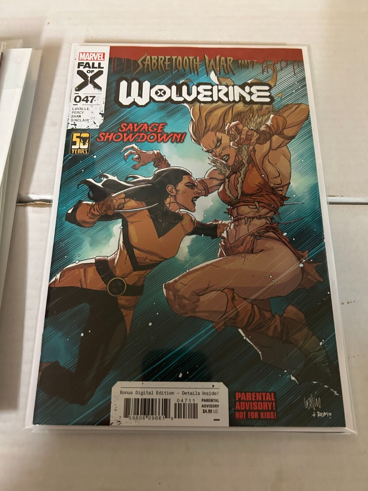 WOLVERINE (2024 Marvel) #47 NM 1st Print SABRETOOTH WAR Pt.7 X-Men 🔥🔥