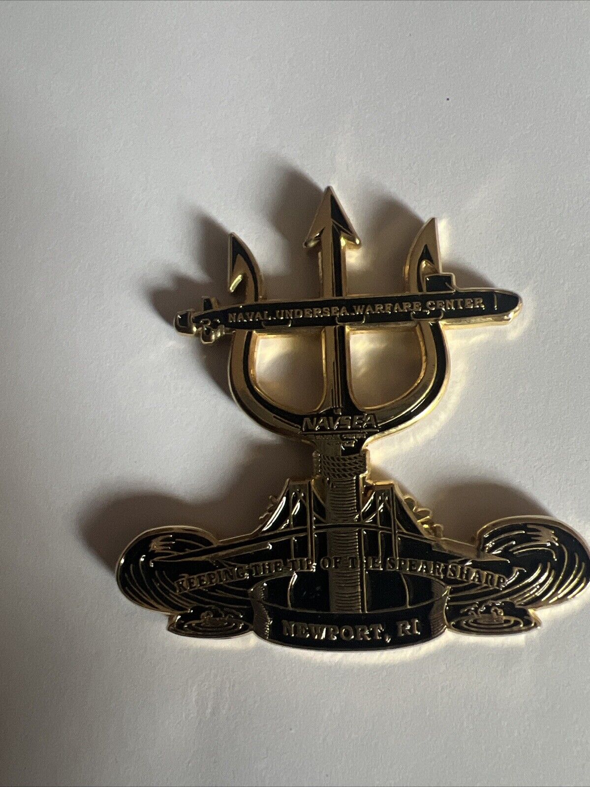 BAD@SS Naval Undersea Warfare Center Chief Petty Officer CPO Navy Challenge Coin