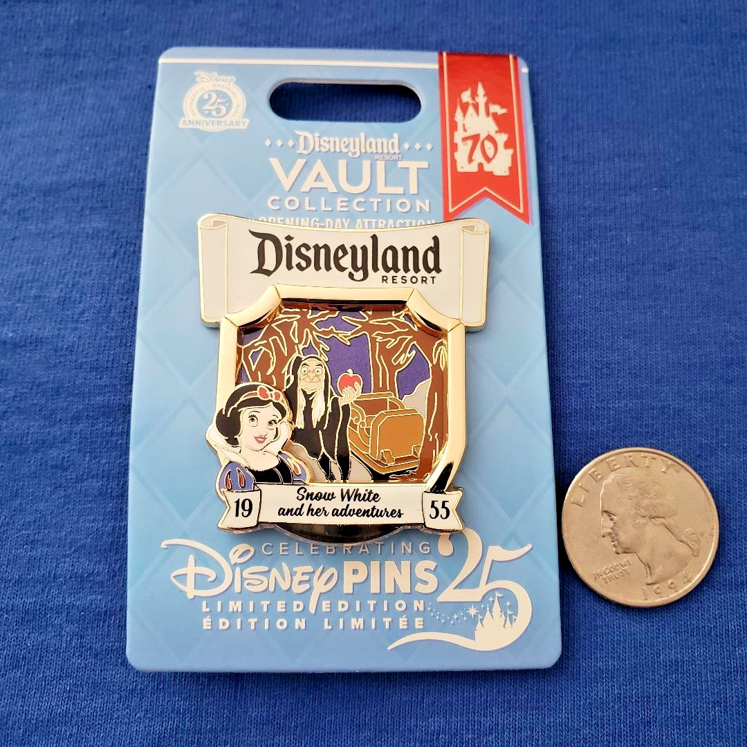Disneyland 70th Disney Vault 1955 Opening Day Snow White Adventures LE Pin Disneyland 70th Disney Vault 1955 Opening Day Snow White Adventures LE Pin