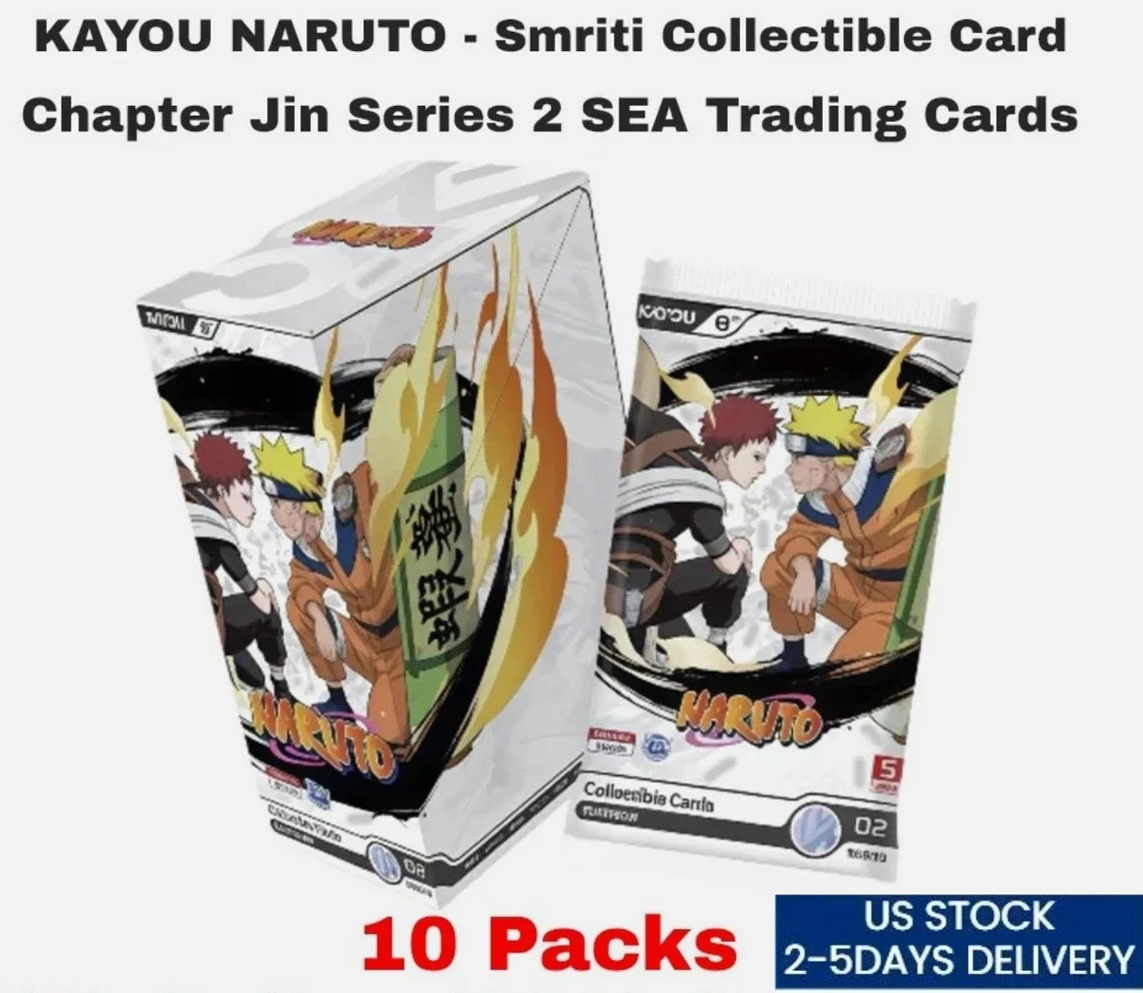 KAYOU NARUTO Smriti Collectible Chapter Jin English Series 2 Sealed Box US STOCK KAYOU NARUTO Smriti Collectible Chapter Jin English Series 2 Sealed Box US STOCK