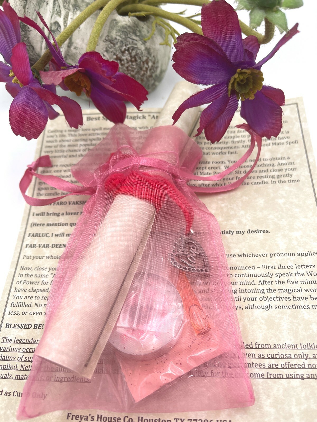 ATTRACT SOUL MATE Old Witch Secret Powerful Spell Handmade