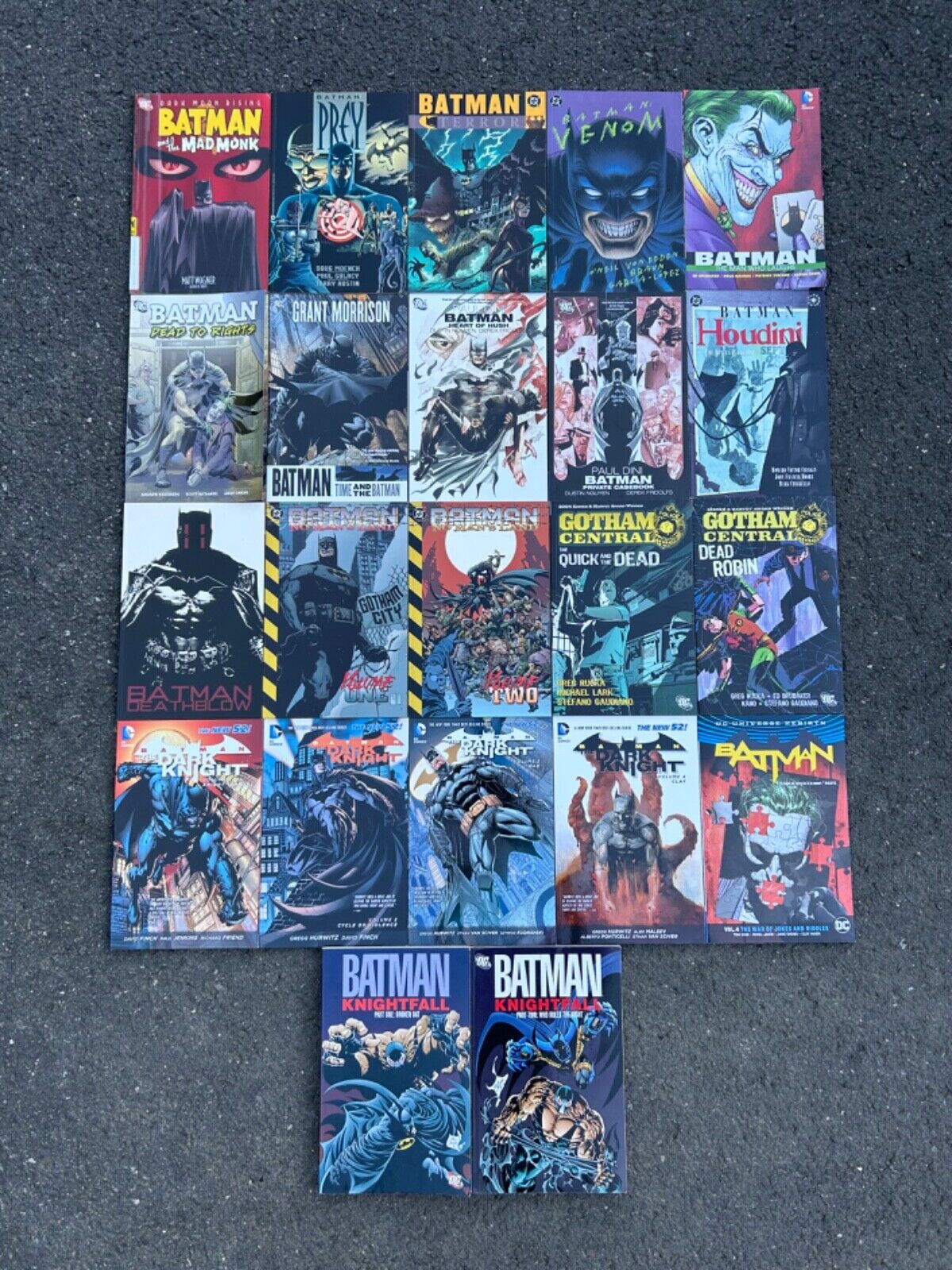 Batman TPB Lot of 22 Books DC Comics Graphic Novels $400 value