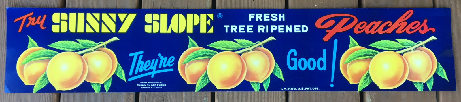 Vintage Thin Cardboard Banner/Sign 