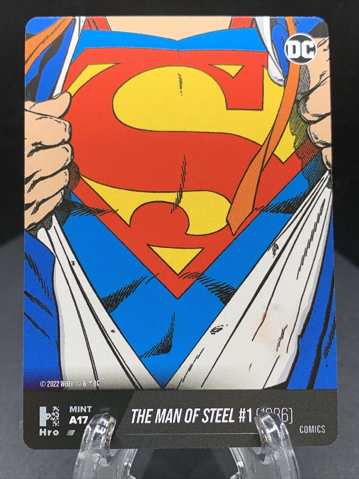 DC Hybrid Trading Card 2022 Chapter 1 Common The Man Of Steel #1 Card #A17