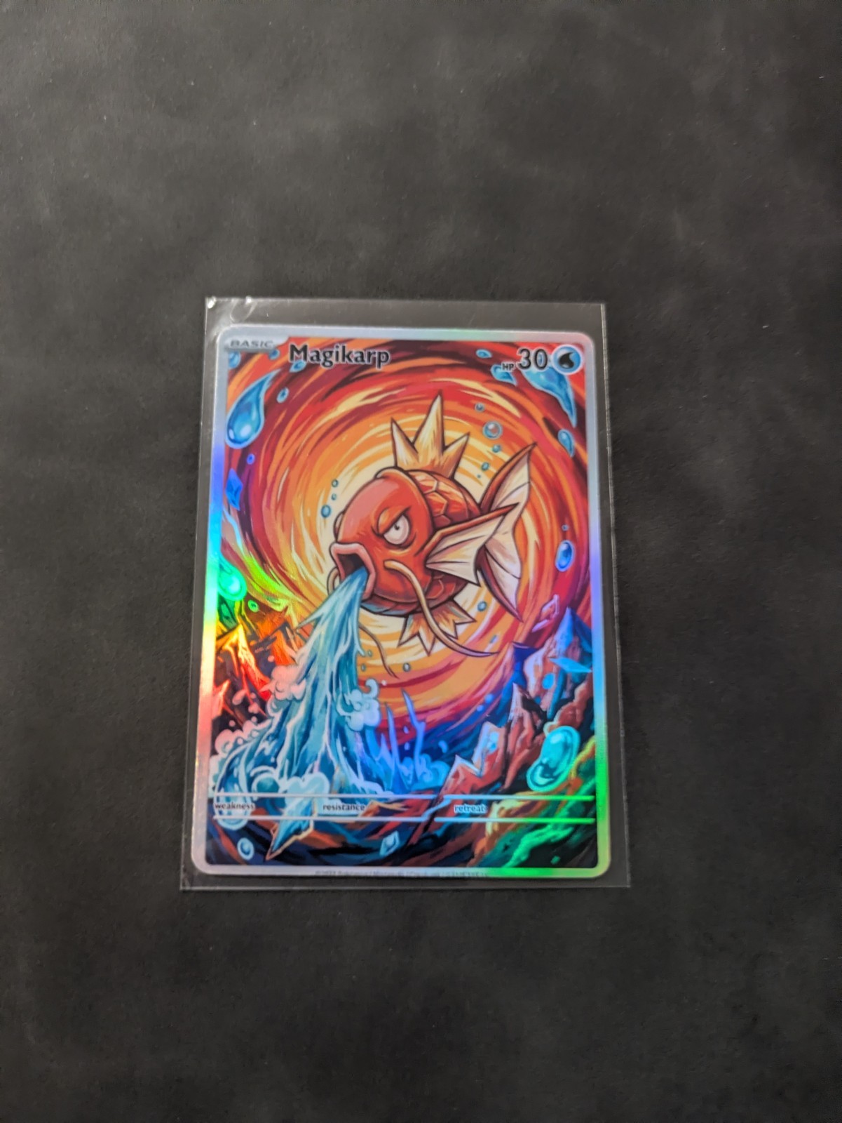Dramatic Magikarp Holographic Display Card Dramatic Magikarp Holographic Display Card