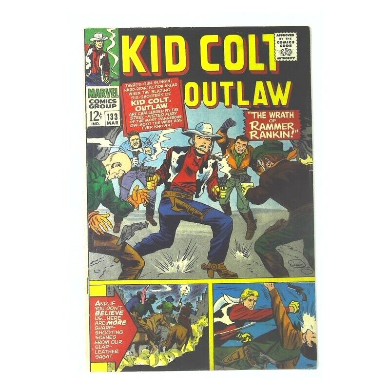 Kid Colt Outlaw #133 Marvel comics Fine+ Full description below [i@
