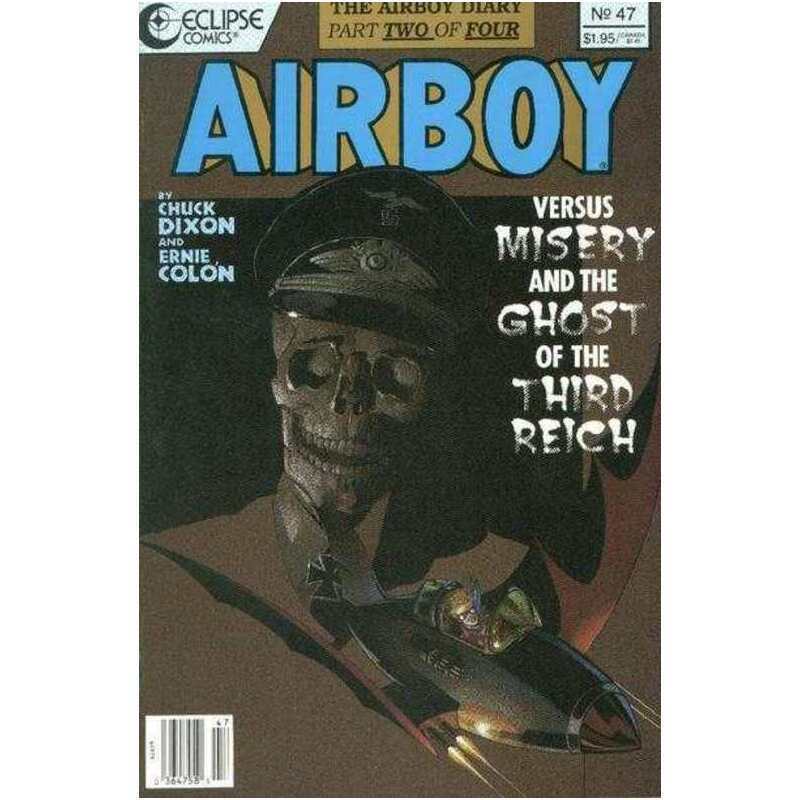 Airboy #47  - 1986 series Eclipse comics VF Full description below [n~