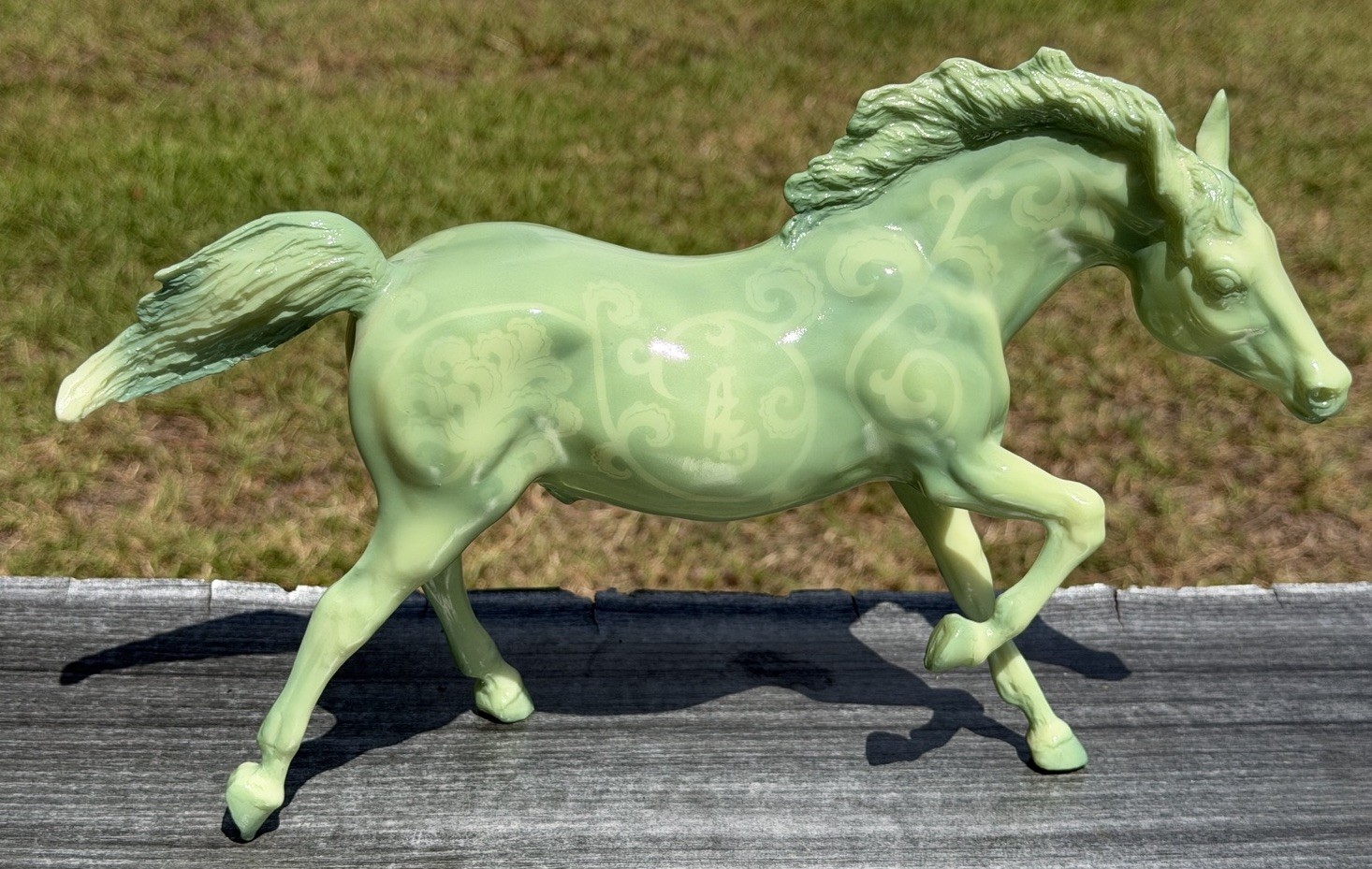 Breyer Jade Year of the Horse 2002 QVC Special Run Mustang Stallion