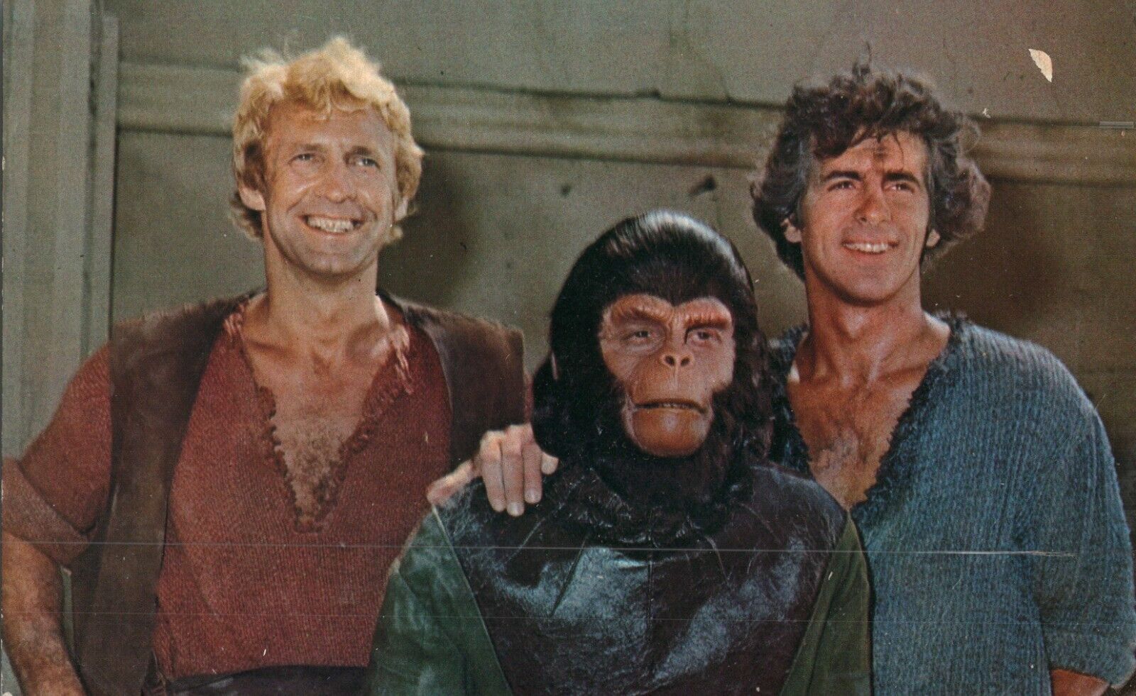 Roddy McDowall Ron Harper James Naughton Planet of the Apes TV Series Postcard