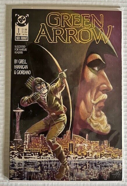Green Arrow DC Comic 1988 ~ #1, Volume 2, VF/NM