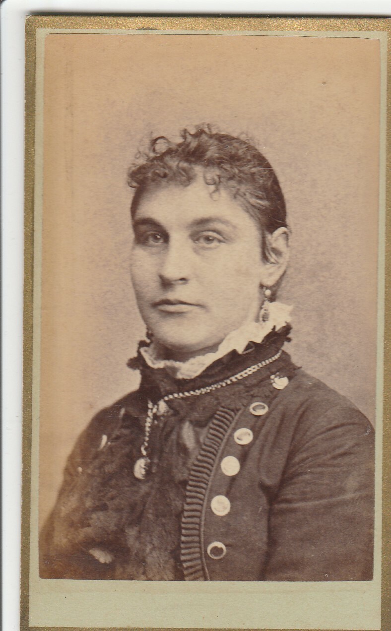 Burlington Iowa~Bryan & Harvey Successor~Photo Artists~Carte de Visite~c1875 CDV