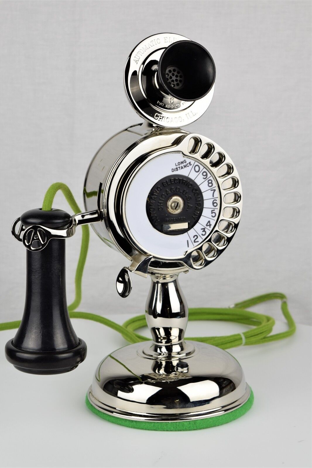 Ultra RARE Vintage Antique Strowger Potbelly Dial Candlestick - Circa 1905