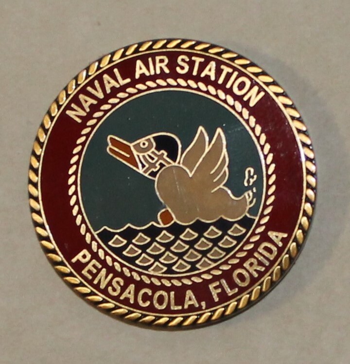 Pensacola Florida Naval Air Station NAS Navy Challenge Coin / K