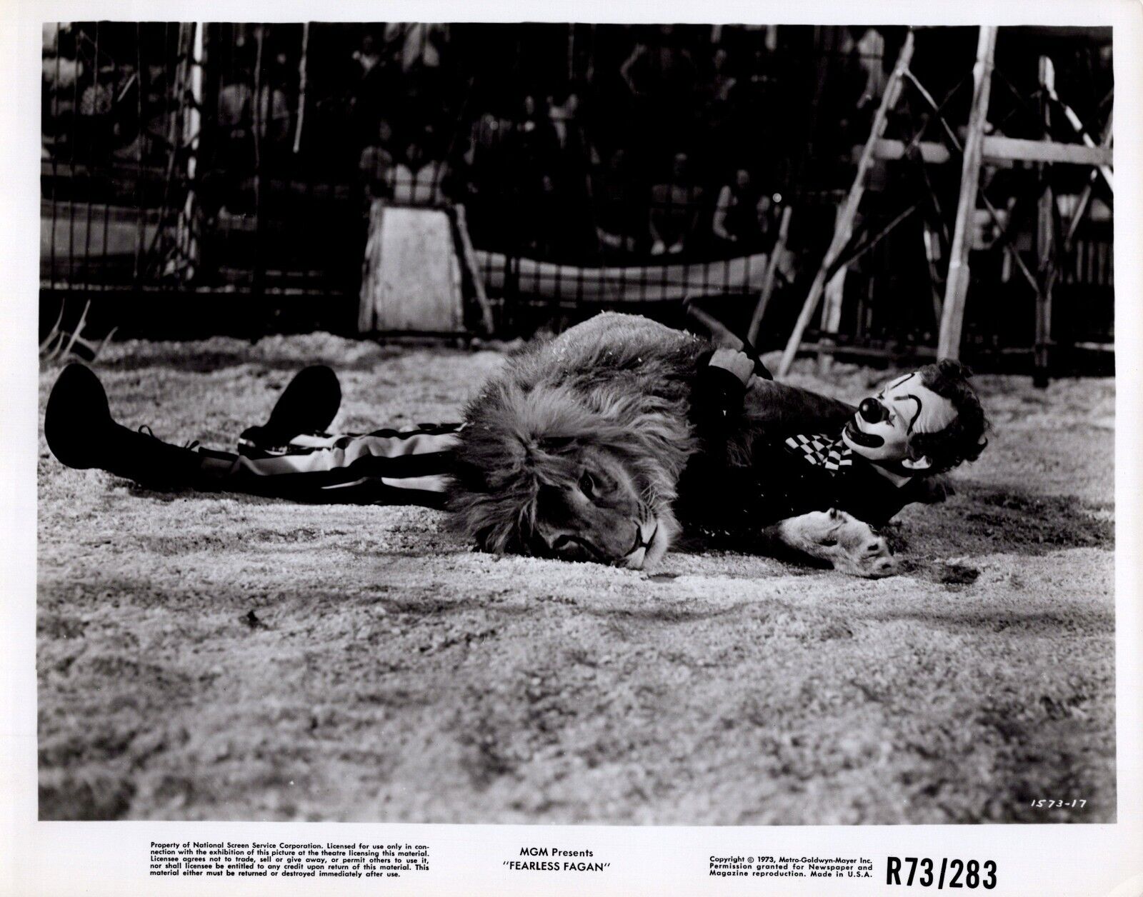 Jackie the Lion in Fearless Fagan (1952) 🎬⭐ Original Vintage MGM Photo K 469