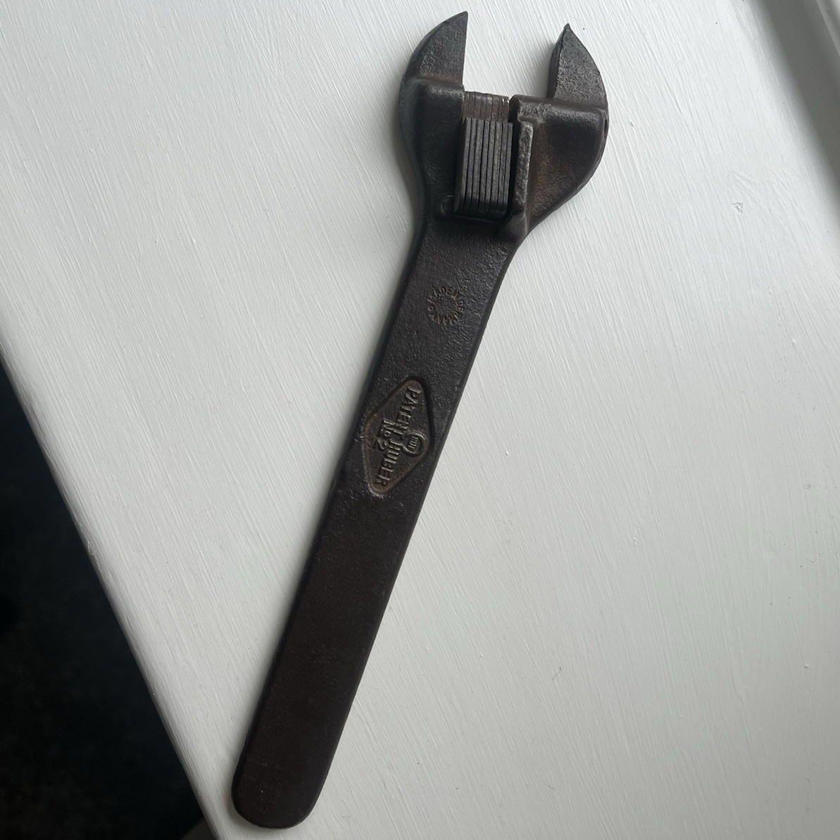 Rare Vintage WW2 U Boat German Patent Huber No.2 Adjustable Spanner Wrench