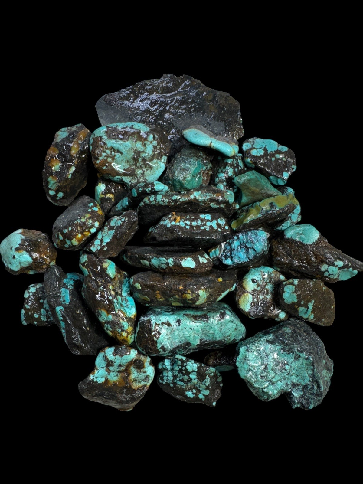 Slightly more than one pound mixed mine nuggets from Hubei province china 