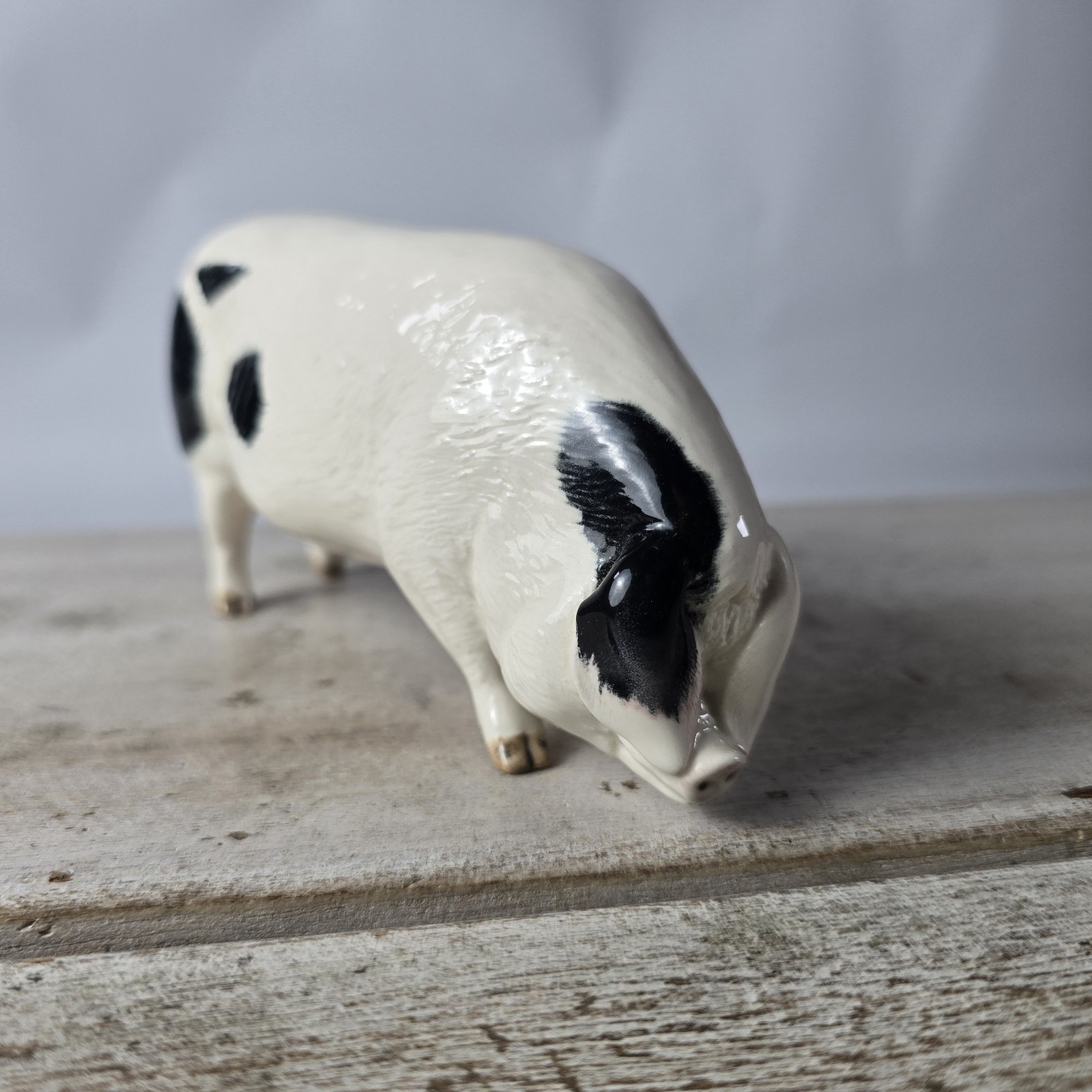ROYAL DOULTON England Gloucestershire Old Spot Pig Porcelain Figurine EXC ROYAL DOULTON England Gloucestershire Old Spot Pig Porcelain Figurine EXC