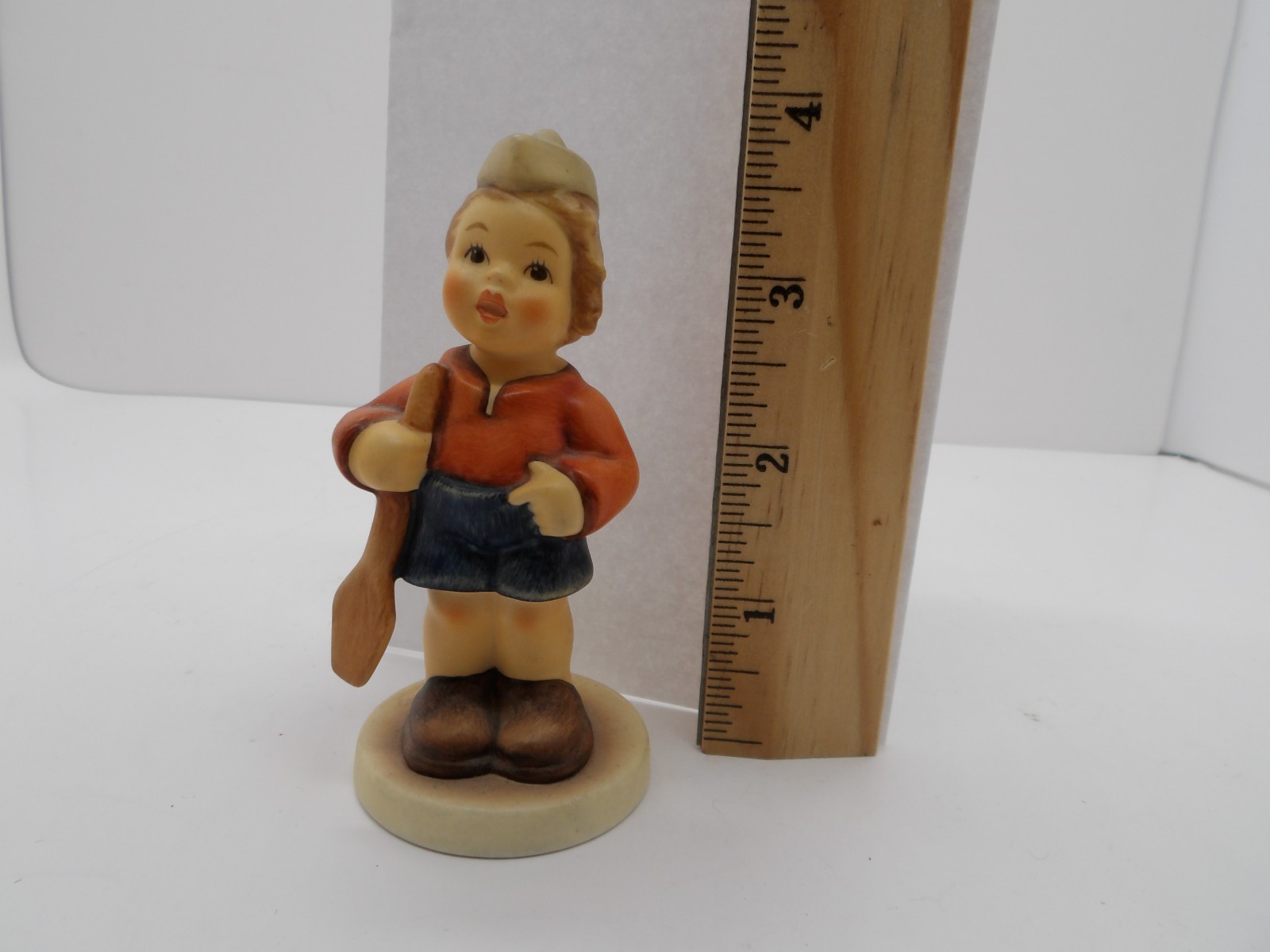 Vintage Hummel FIRST MATE 2148/B - 4” TMK8 Boy With Paddle And Sailing Hat