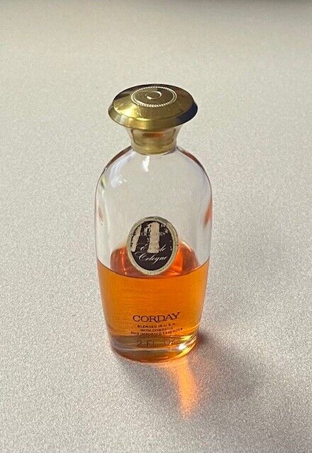 Vintage Toujours Moi Eau De Toilette Corday Gold Top Perfume 2 Oz.- 45% Full