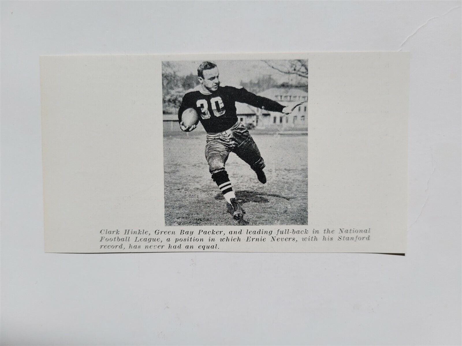 Clark Hinkle Green Bay Packers 1938 Football Picture
