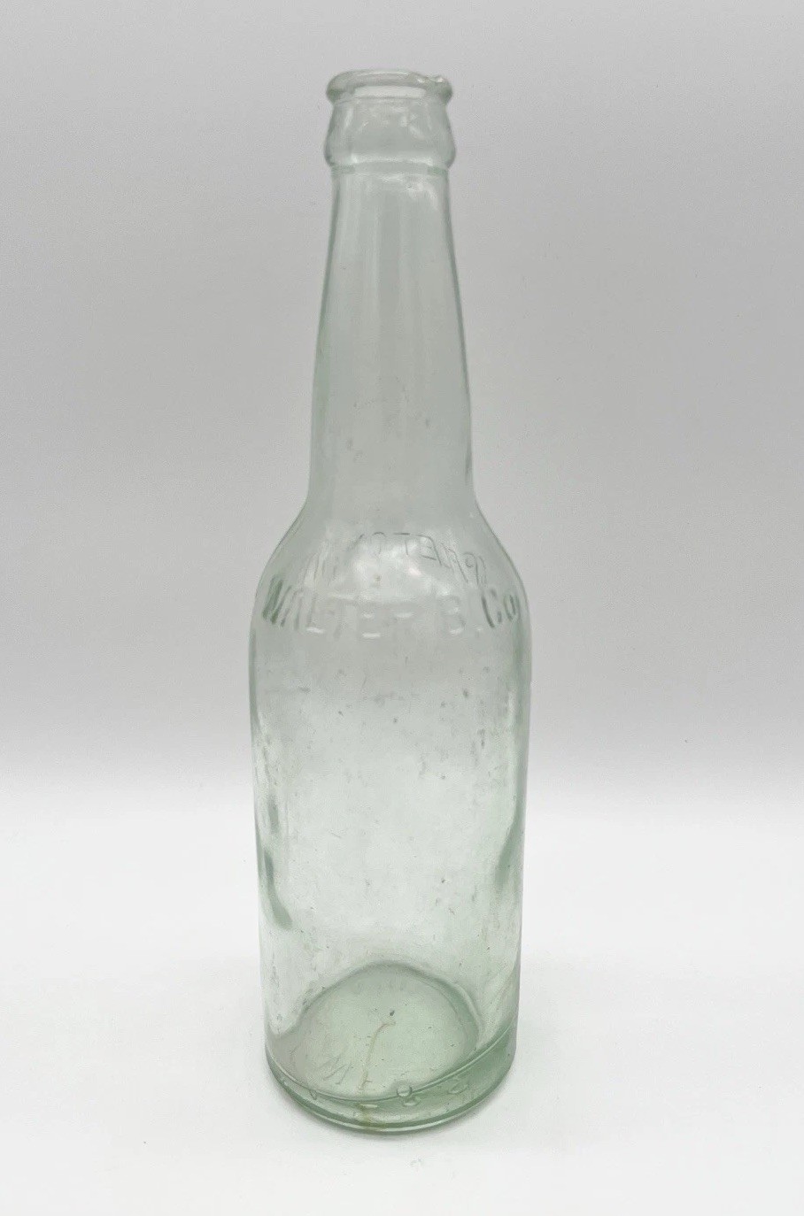 Antique Walter B Co Appleton WI Aqua Beer Bottle Pre Prohibition Brewery