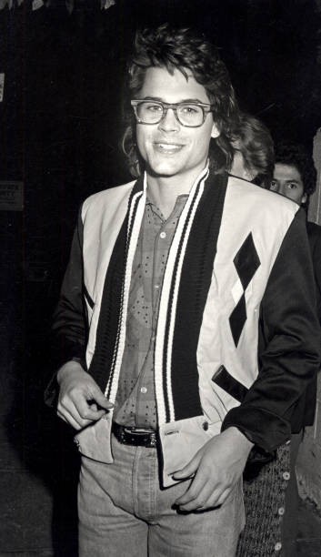 Rob Lowe at Party For Hall & Oates December 17 1984 at Spago's Res- Old Photo