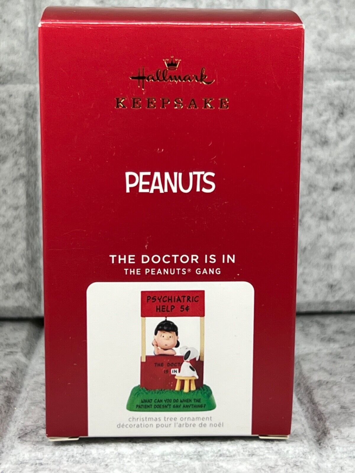 2021 Hallmark Keepsake Ornament Peanuts The Doctor is In - NEW