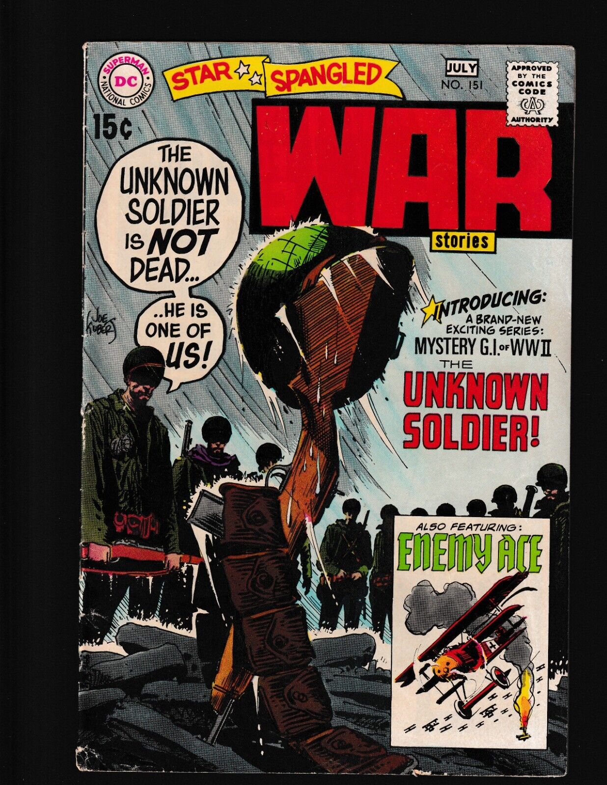 Star Spangled War Stories issue 151 July 1970, GD/VG, BRONZE AGE WAR COMICS 