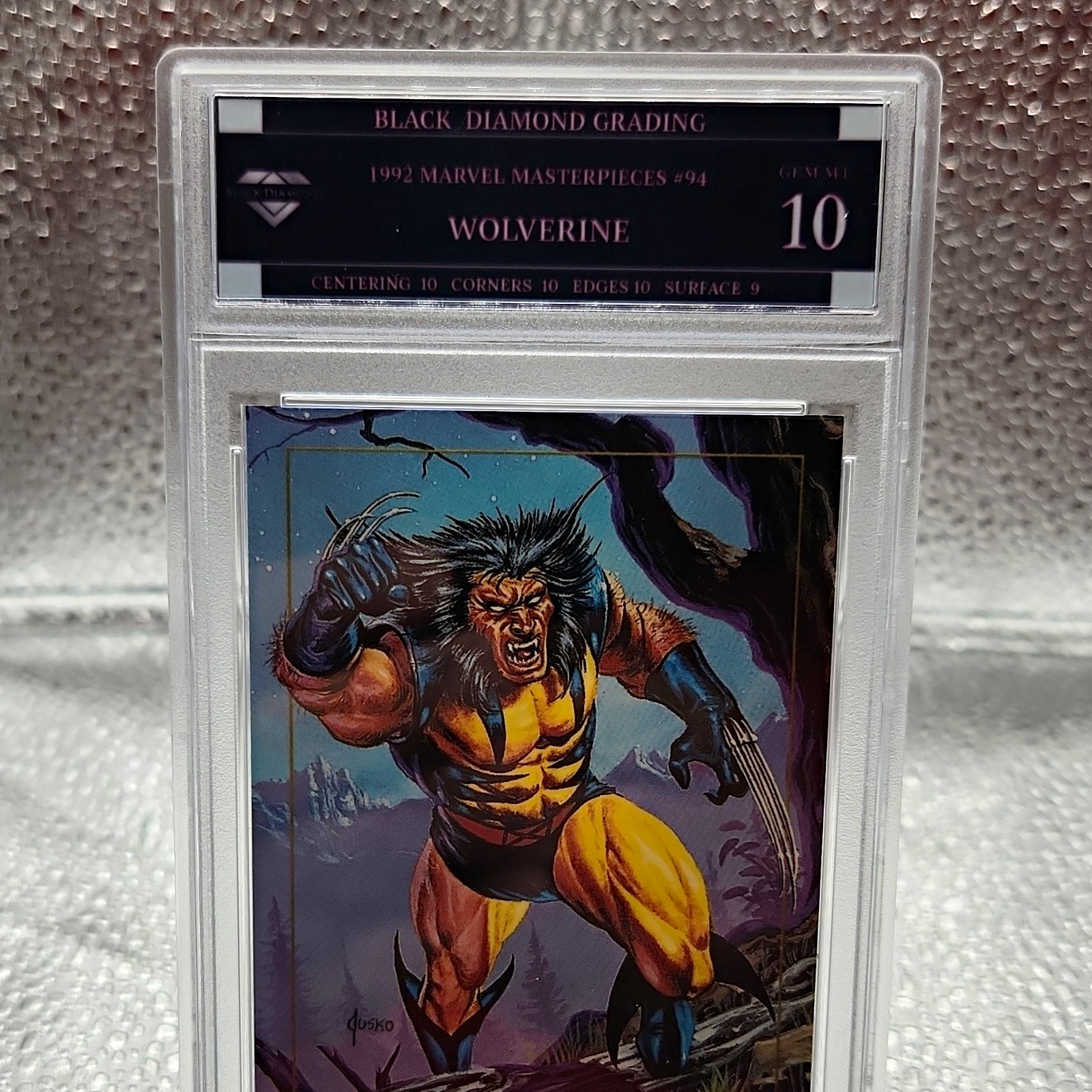 Marvel 1992 Marvel Masterpieces WOLVERINE #94 Joe Jusko - Graded Marvel 1992 Marvel Masterpieces WOLVERINE #94 Joe Jusko - Graded