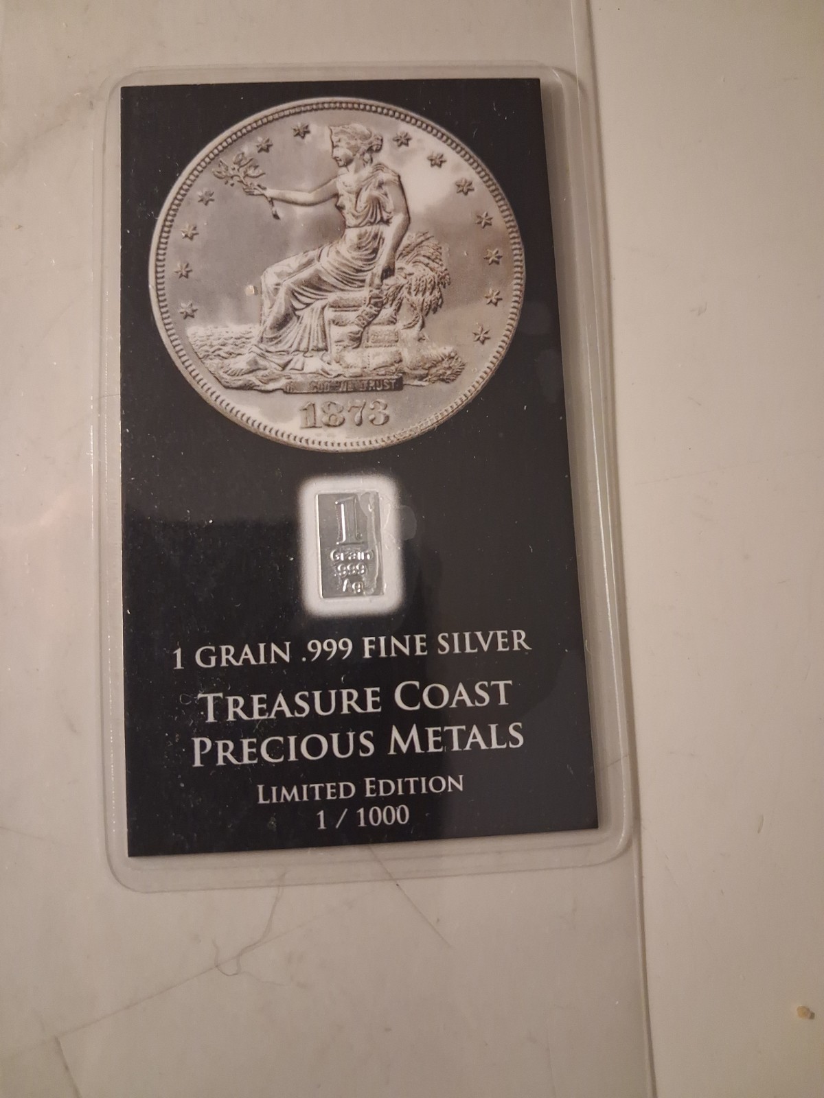SLING'S πͺ RARE 1829 Promissory Note Plus 1Grain SILVER Bar SLING'S πͺ RARE 1829 Promissory Note Plus 1Grain SILVER Bar