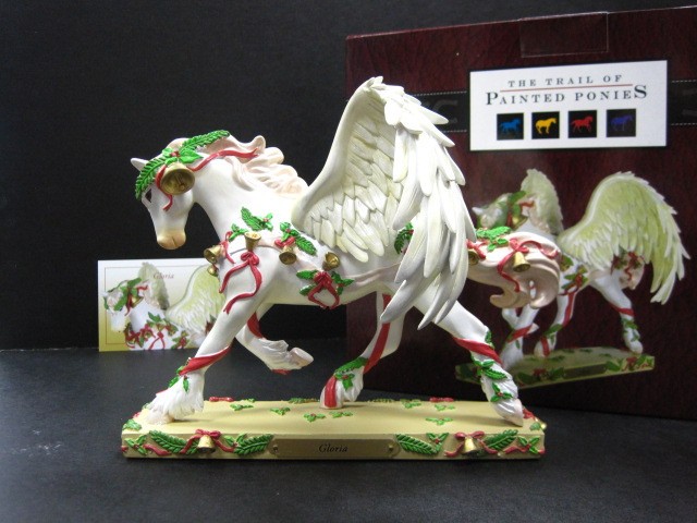 Trail of Painted Ponies GLORIA 1E/139,Christmas, Wings, Rare, Low Number, NIB