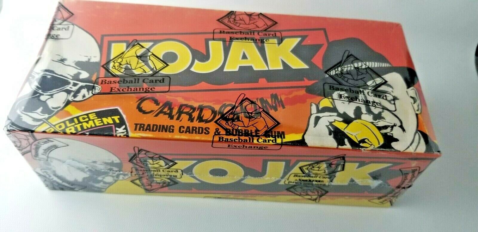Kojak 1975 Monty Gum Unopened Wax  Box (48 packs) BBCE Wrapped