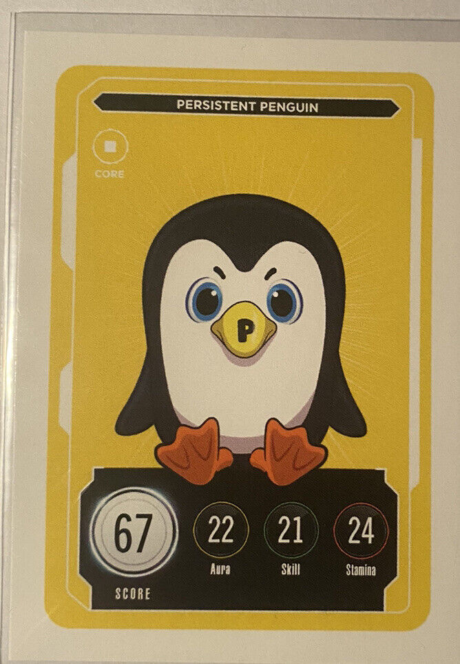Persistent Penguin- Veefriends Series 2 “compete and collect” trading cards 
