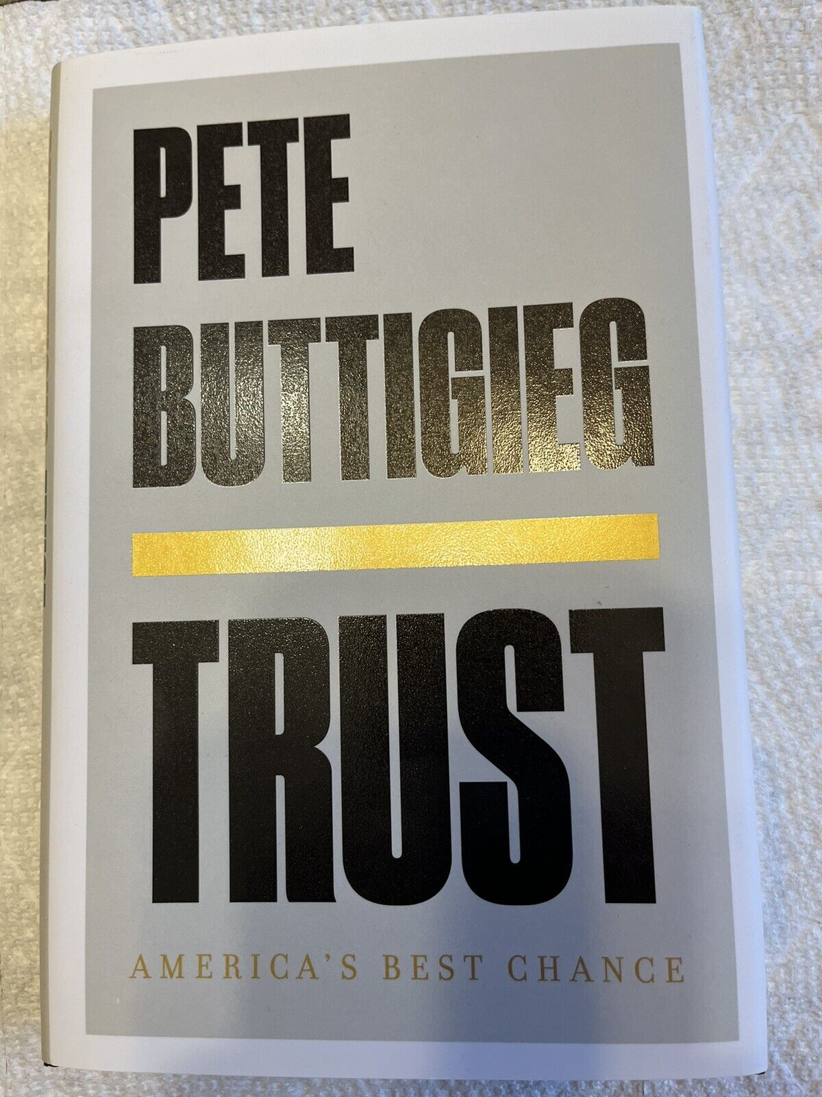 Pete Buttigieg 2020 Dem President Candidate Signed Autograph Trust Book JSA COA