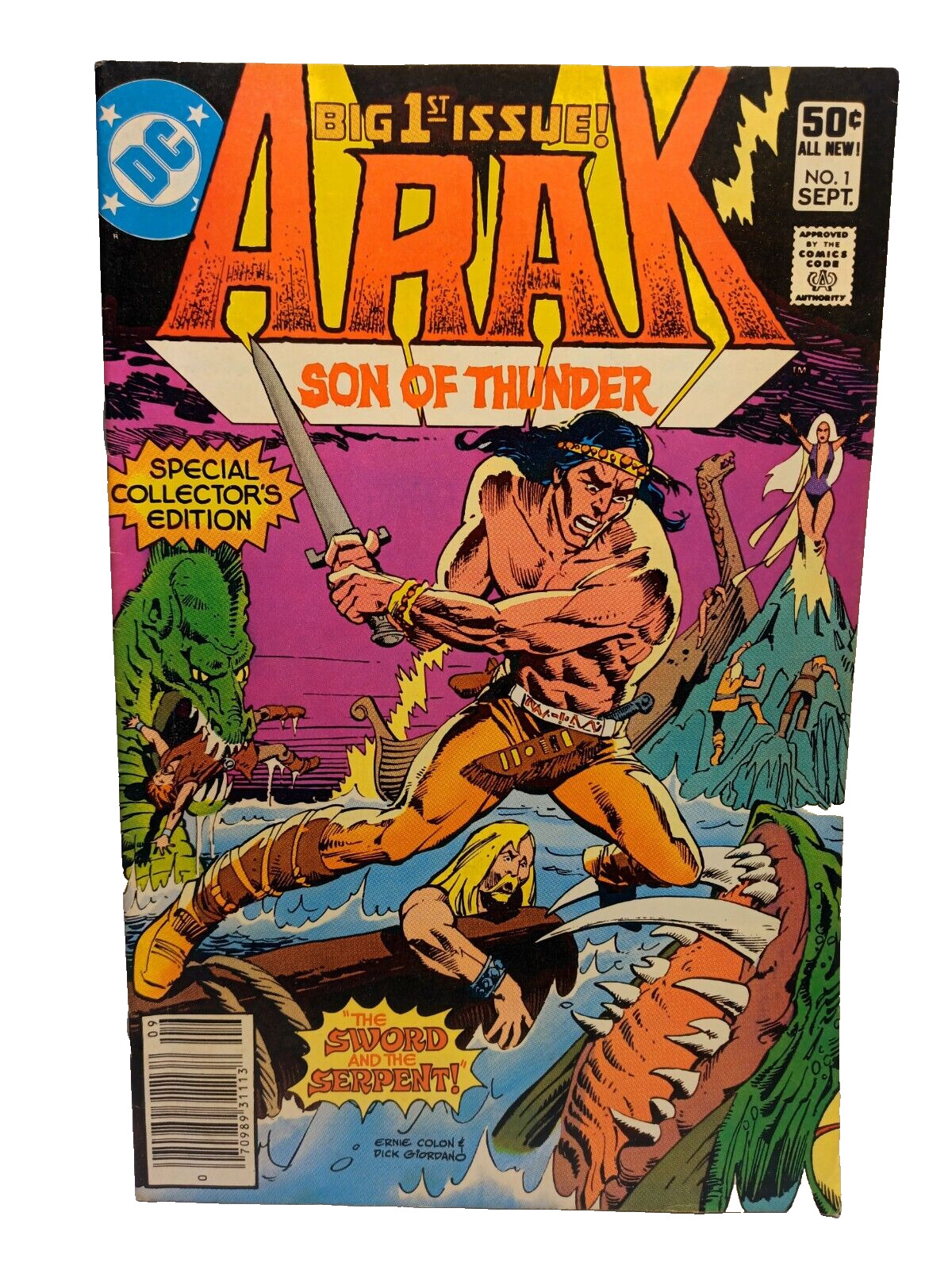ARAK SON OF THUNDER #1 DC COMICS SEPTEMBER 1981