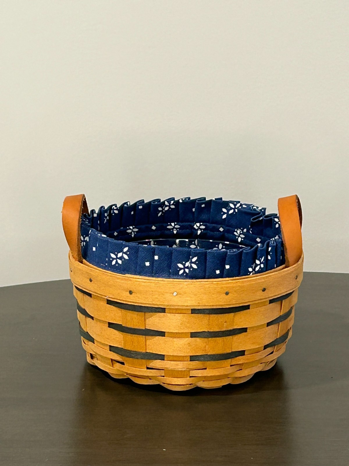 Longaberger Heartland Button Basket – 1996 (Heritage Blue) Longaberger Heartland Button Basket – 1996 (Heritage Blue)