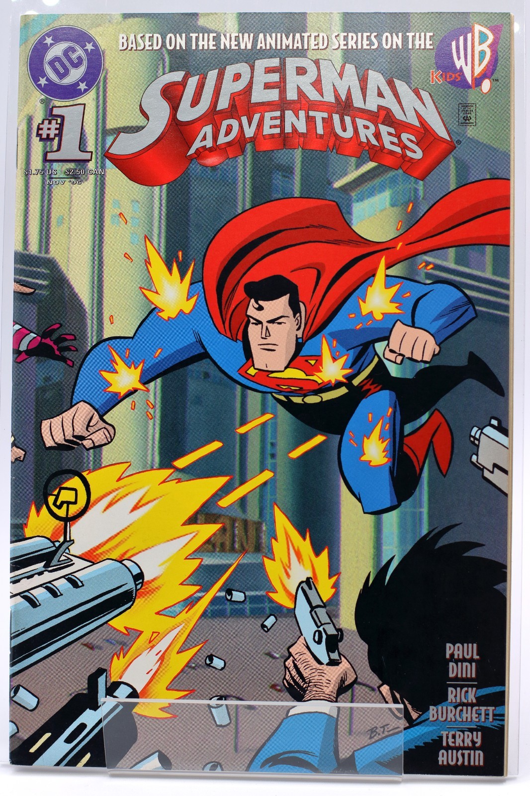SUPERMAN ADVENTURES #1 • [7.5] • 1996 • Bruce Timm • DC NEWSSTAND • 1st Print