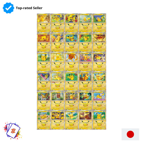 Pokemon Cards Game Pikachu 30 Cards Complete Set M6a 30th Celebration Japanese