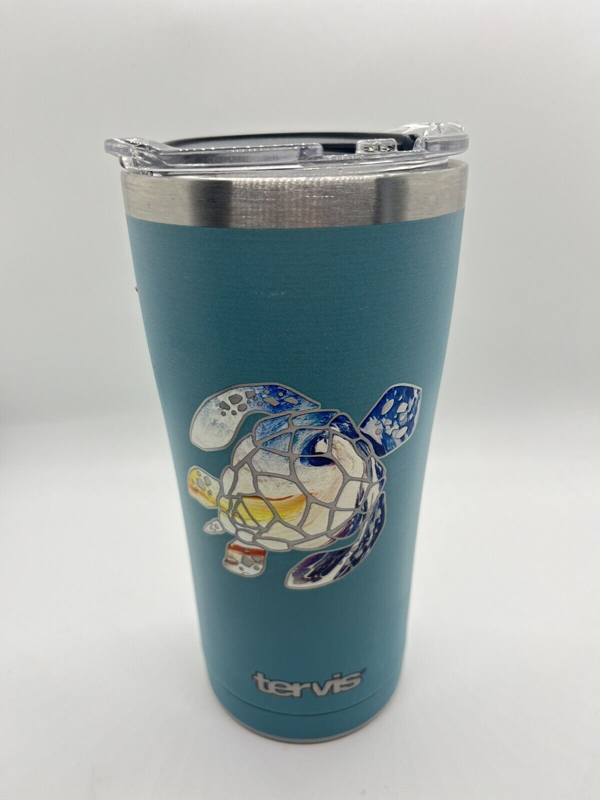 Tervis Turtle Tumbler Cup 8 Hours Hot 24 Hours Cold  30 Oz. 18/8 Stainless Steel
