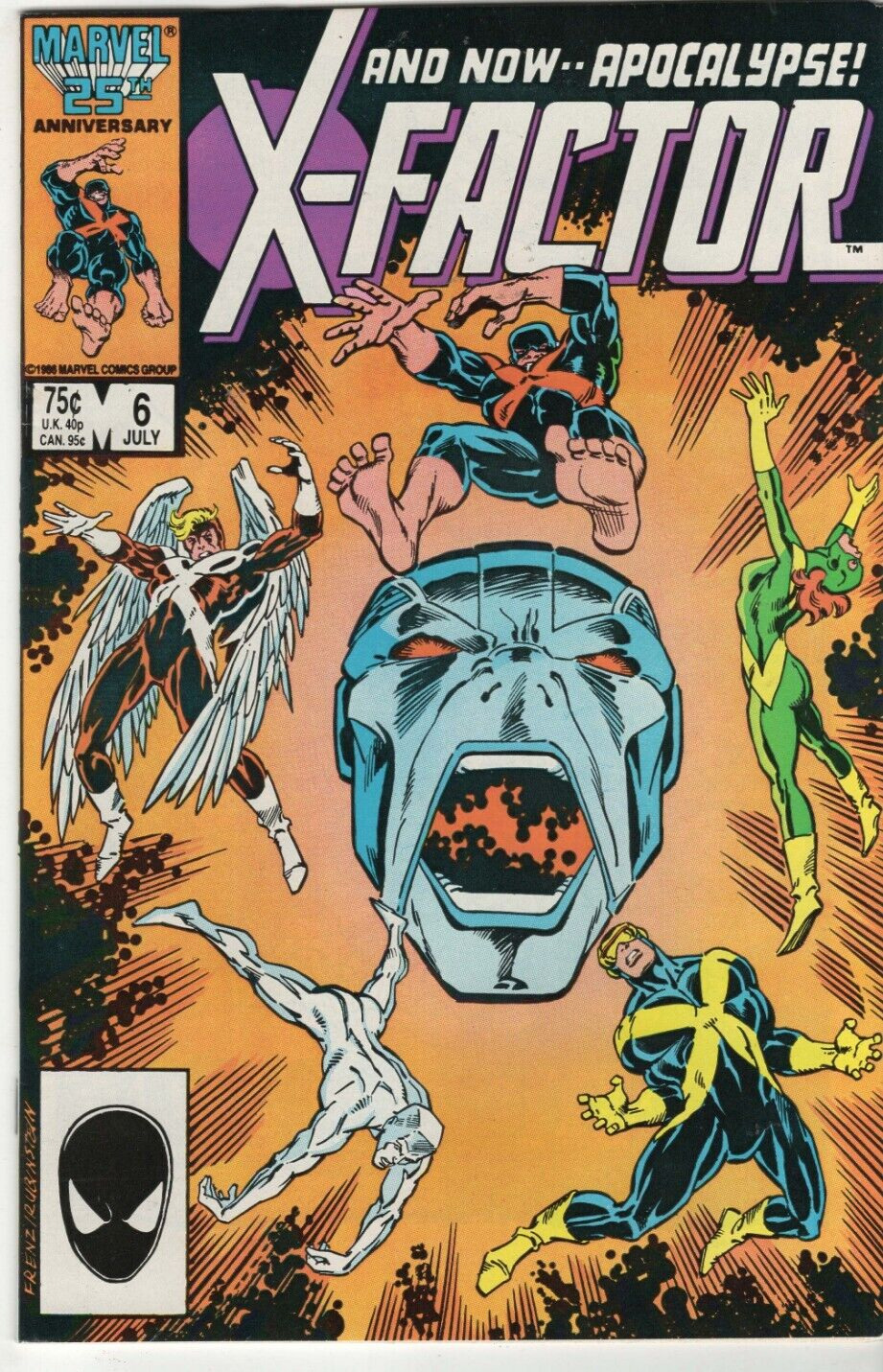 X-Factor #6 (Marvel)1986 - 1st Full Appearance Of Apocalypse - VF+ - KEY