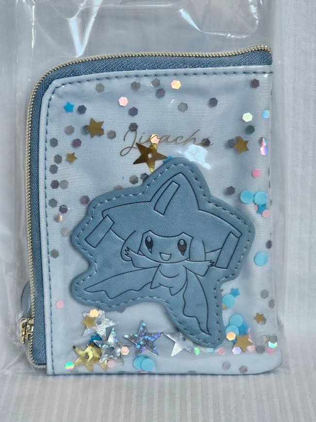 Japan Pokemon Center Original Jirachi Confetti Daily Pass Case
