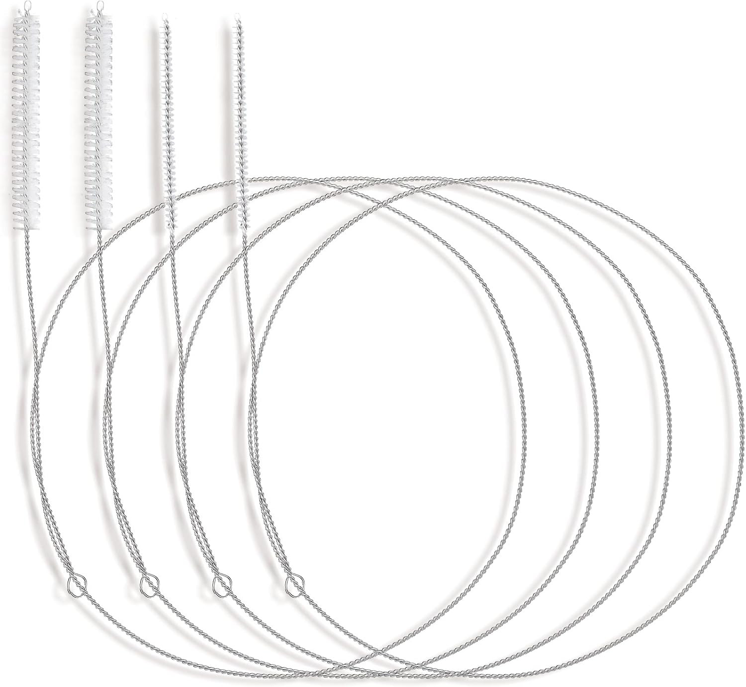 4 Pcs Extra Long Pipe Cleaners with Soft Nylon Bristles Head Cleaning Brush for 4 Pcs Extra Long Pipe Cleaners with Soft Nylon Bristles Head Cleaning Brush for