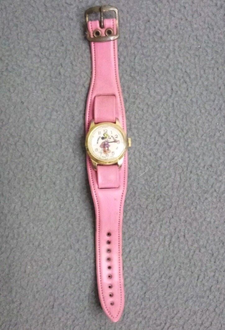 Vintage 70s Disney Bradley Minnie Mouse Watch (WORKS)