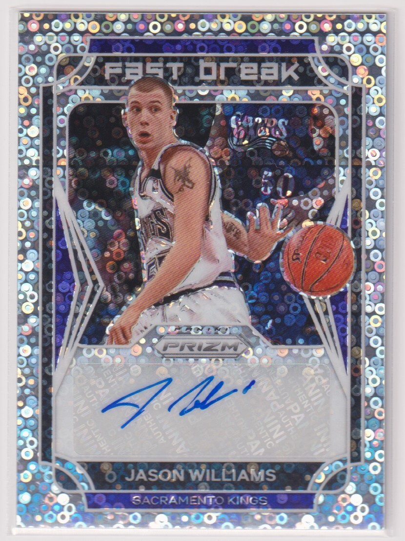 NBA JASON WILLIAMS AUTO 2021 22 PRIZM BASKETBALL Fast Break Autograph SIGNATURES
