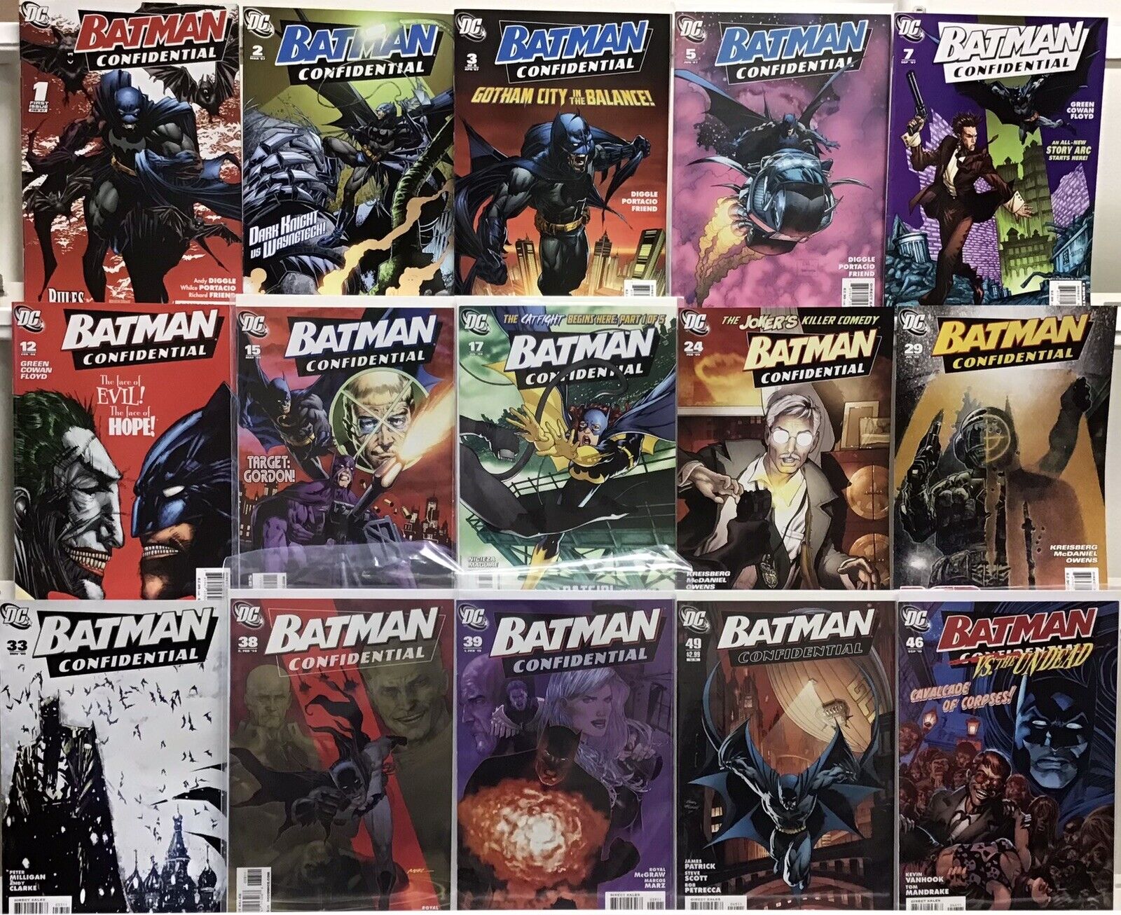 DC Comics - Batman Confidential - Comic Book Lot Of 15