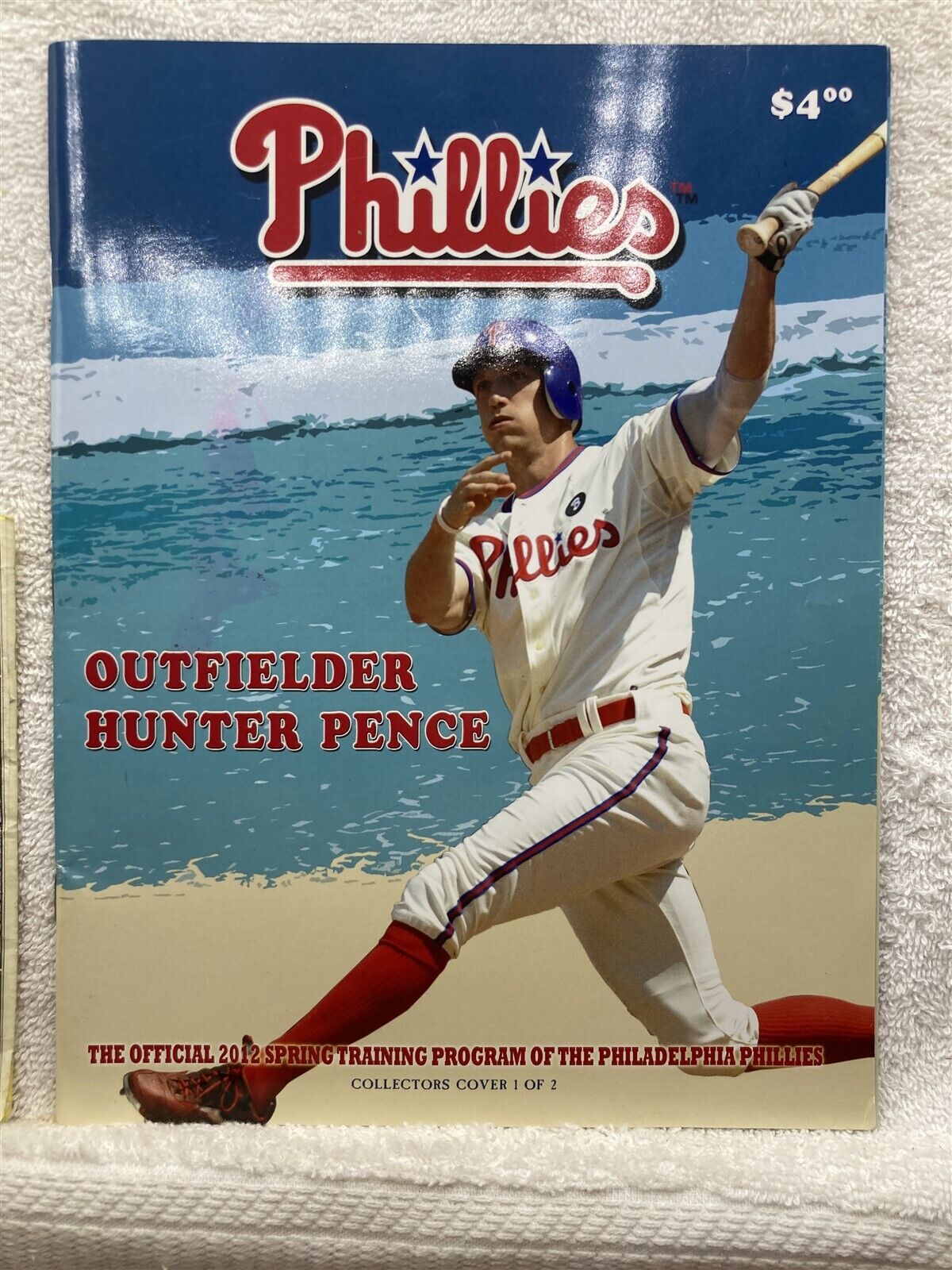 2012 Spring Training Program Philadelphia Phillies Hunter Pence Cover 1 Magazine