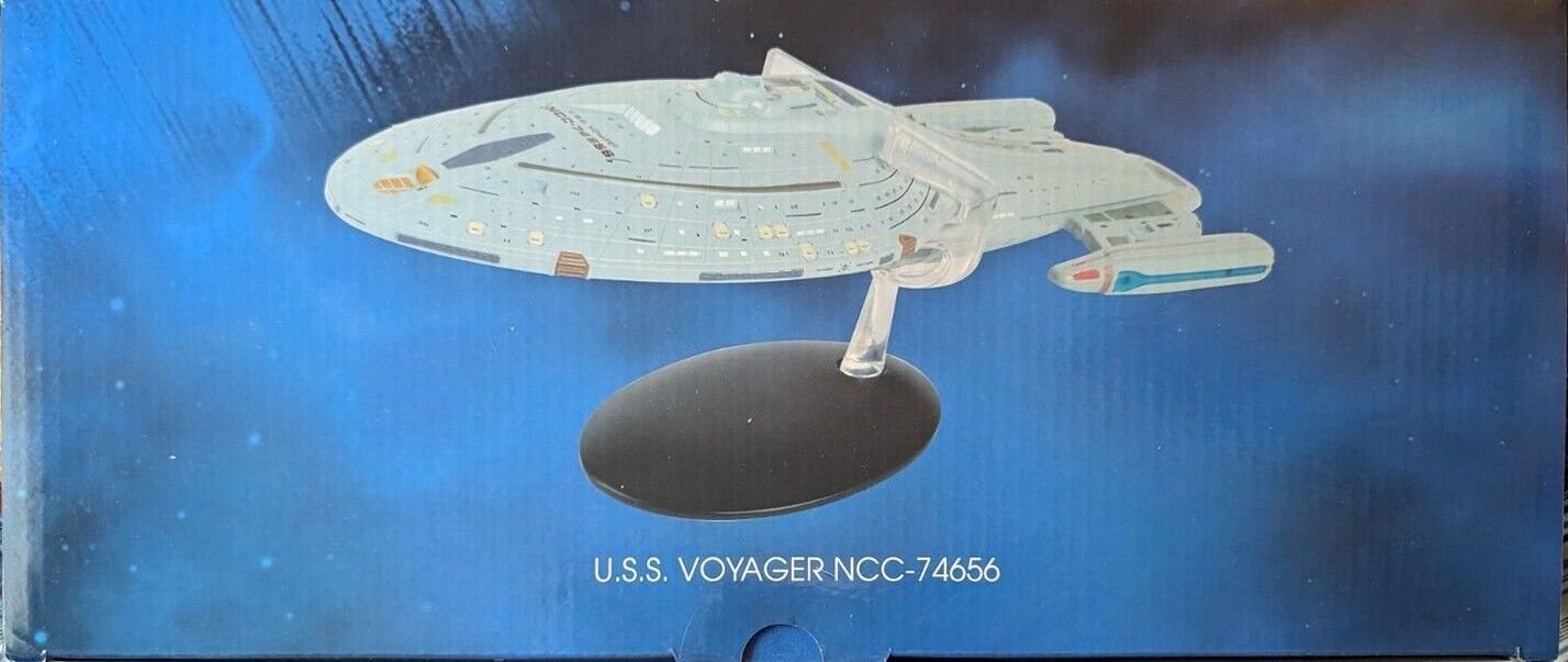 Eaglemoss Star Trek USS Voyager NCC-74656 XL Starship Model *NEW* WITH MAGAZINE