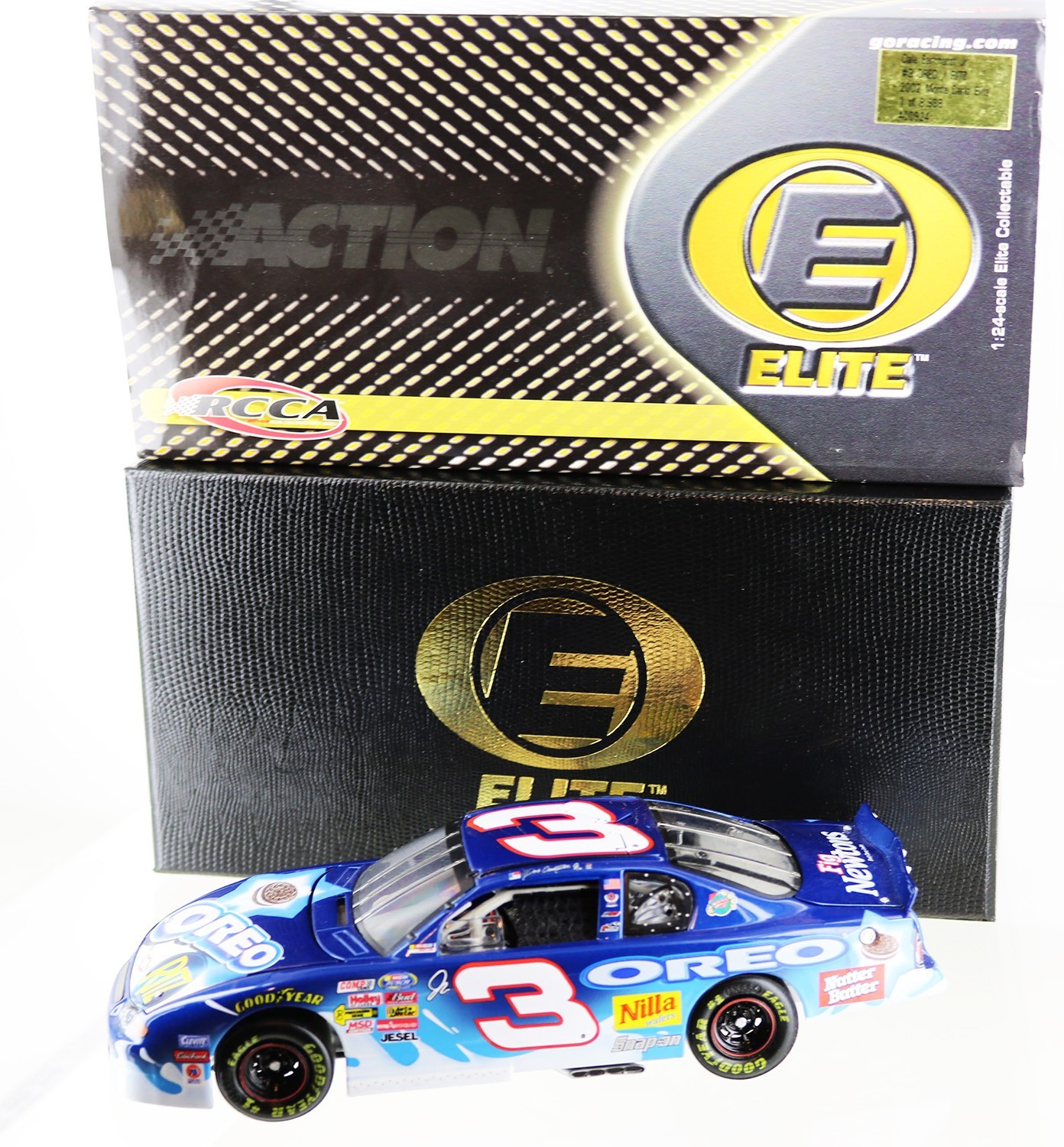 Dale Earnhardt jr #3 Oreo/Ritz 2002 Monte Carlo Elite. 1-24 Scale diecast